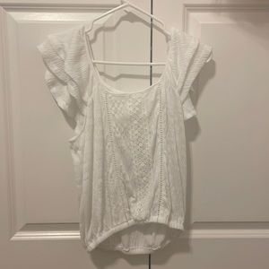 White elegant top